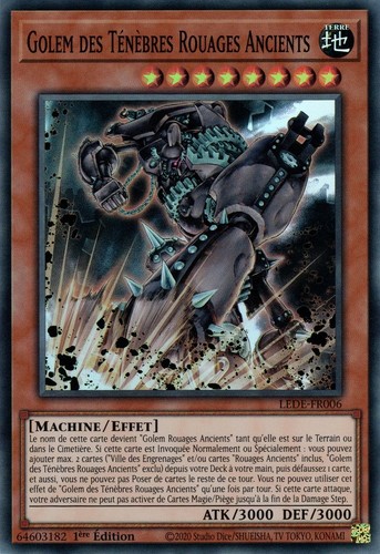 Golem des ténèbres - yu-gi-oh!,
